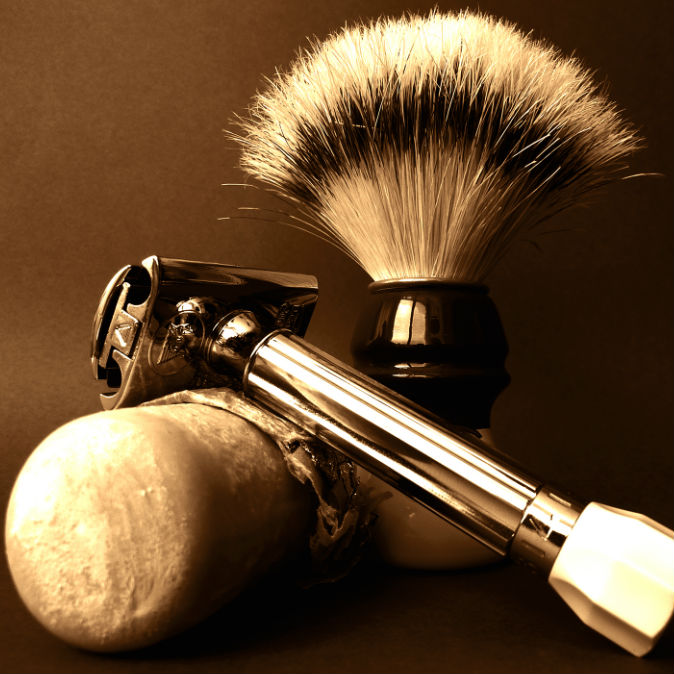 utensillos de un barbero